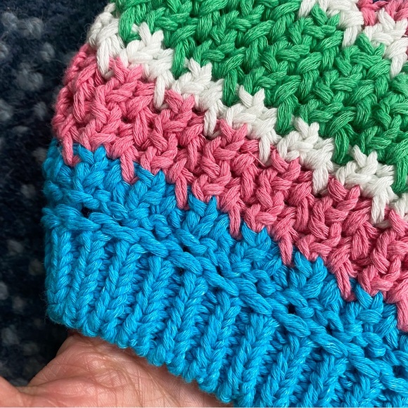 🩵 ZARA BLUE MULTI KNIT CROP TOP! - Picture 12 of 16